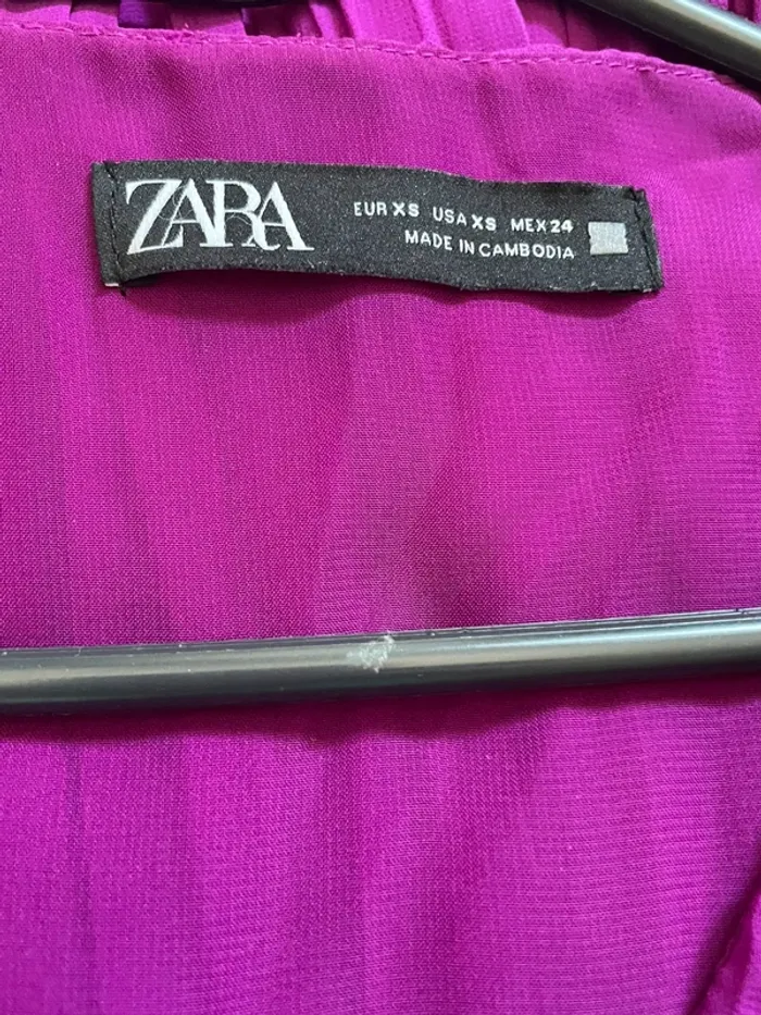 Robe midi plissé Zara taille XS - photo numéro 8