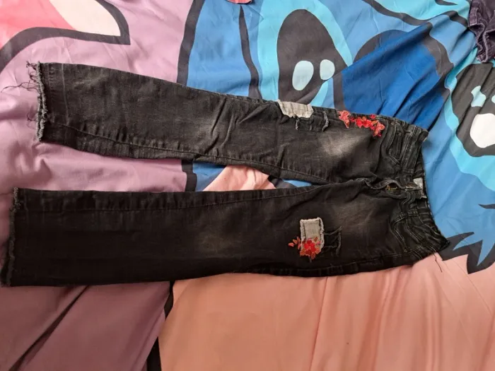 Lot de 13 jeans fille taille 8 ans - photo numéro 7