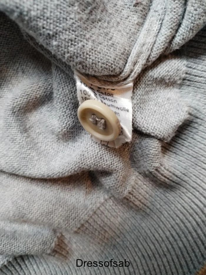 Cardigan Lacoste Gris Homme - photo numéro 7