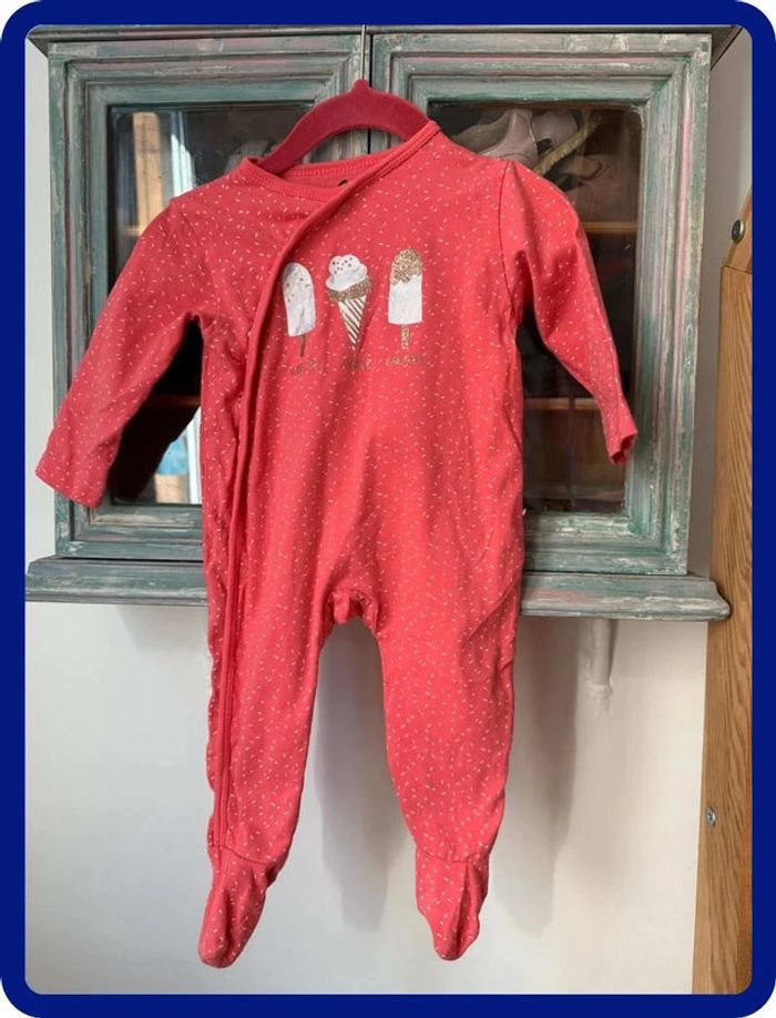 Pyjama en jersey taille 6 mois - photo numéro 2