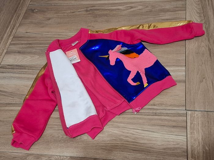 Veste mentaux fille enfant Licorne rose bleu - photo numéro 2