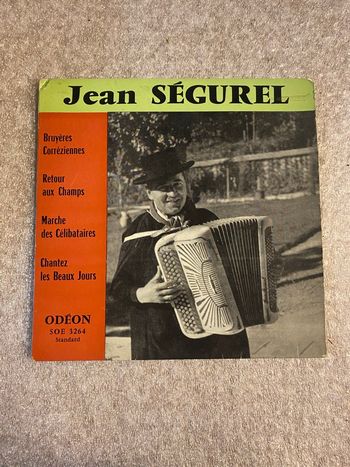Vinyle jean segurel accordéon 