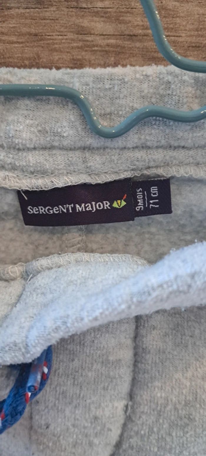 Pantalon jogging gris Sergent Major 9 mois - photo numéro 2