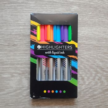 Lot de 6 surligneurs NEUF