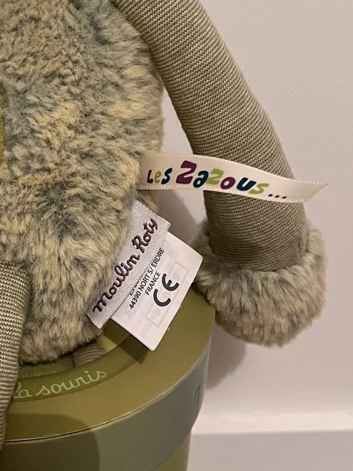 Peluche souris Zouzou 33 cm Les Zazous Moulin Roty - photo numéro 5