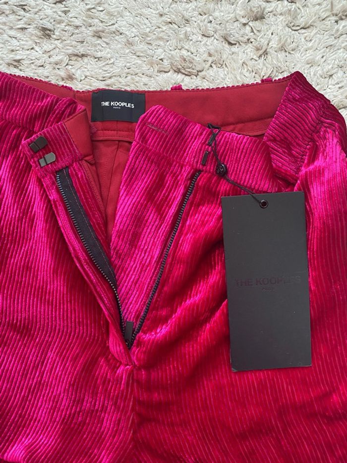 Pantalon velours rose The Kooples - photo numéro 3