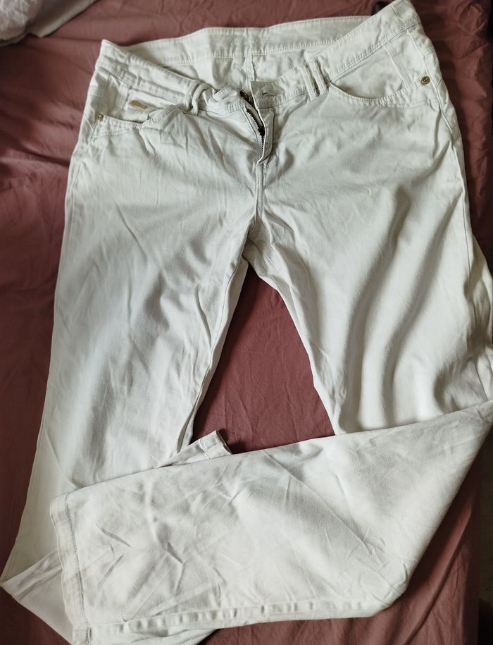 Pantalon blanc Morgan taille 40. - photo numéro 3
