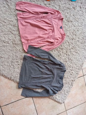 Lot 2 Tee-shirt tunique coton 8ans Kiabi