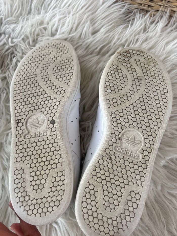 Baskets adidas stan smith blanc/vert taille 36 2/3 - photo numéro 8