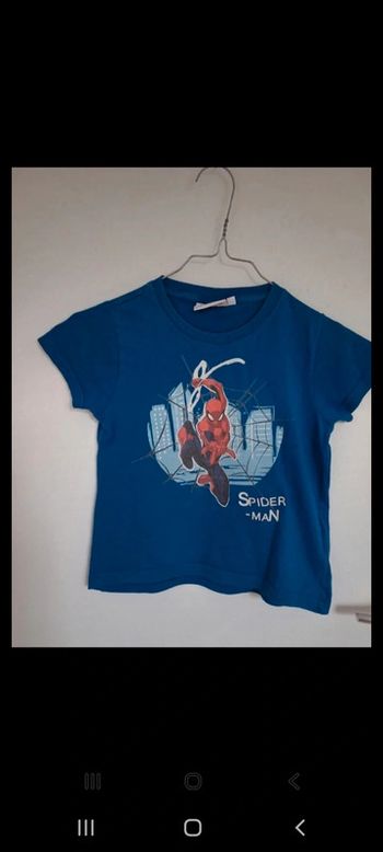 T-shirt MC garçon 5 ans spiderman