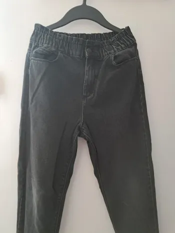 Lot 2 jeans fille noir 12 ans