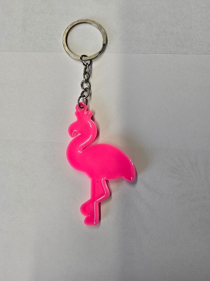 Porte clés Flamant rose - photo numéro 2