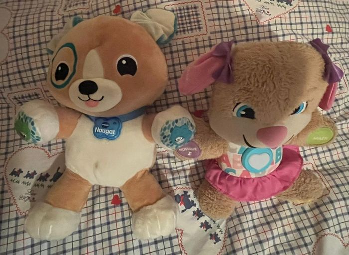 Lot peluches éducatives dont 1 neuve (nougat vtech) - photo numéro 2
