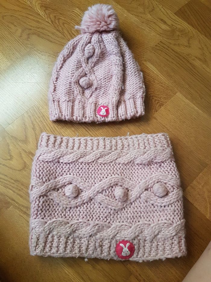 Bonnet + snood 6ans