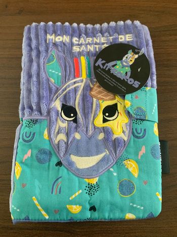 Protège carnet de santé Kiprokos le zèbre