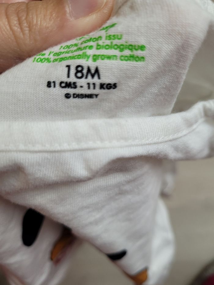 T shirt manches longues Disney Mickey 18 mois - photo numéro 2