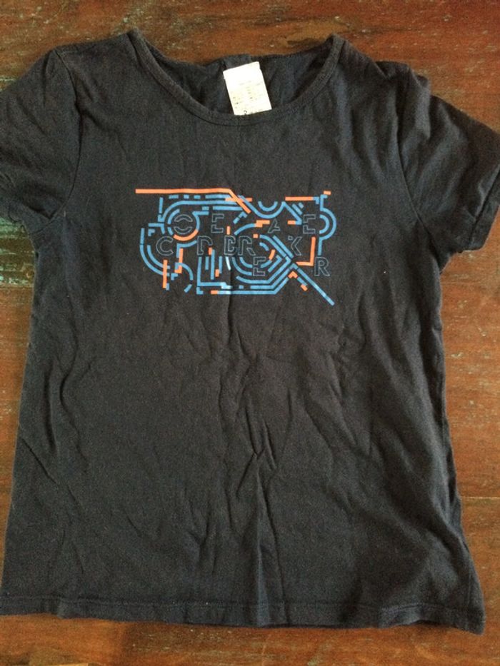 T-shirt marine 10/11 ans