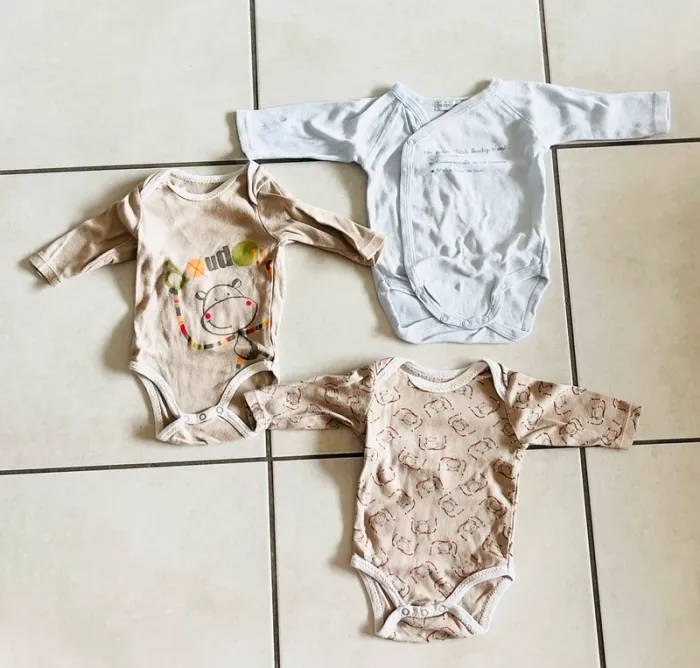 Lot de 3 bodys manches longues - photo numéro 2