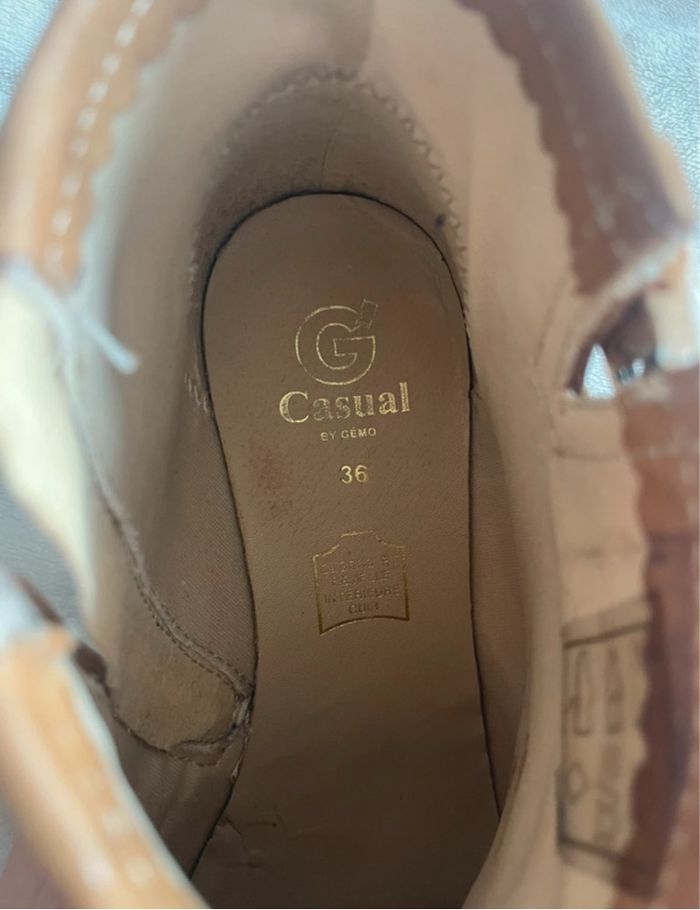 Bottines camel taille 36 - photo numéro 4