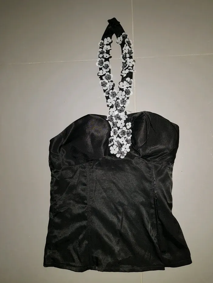 Bustier noir Lucy Paris M neuf - photo numéro 4
