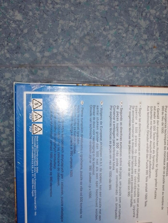 Puzzle chat neuf 1000 pièces panorama - photo numéro 5