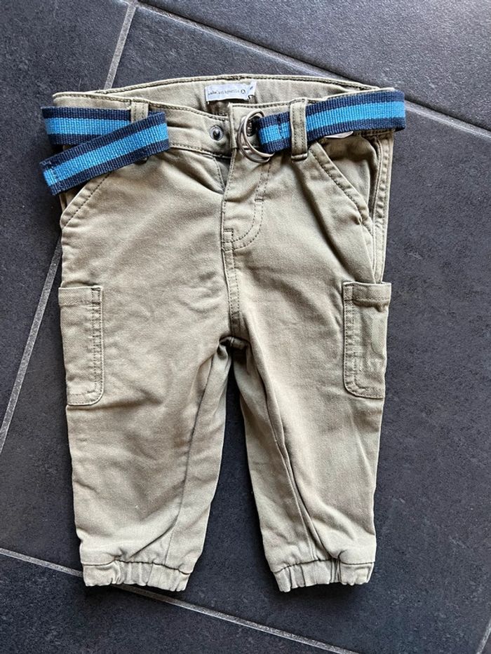 Pantalon treillis militaire Lulu Castagnette 12 mois