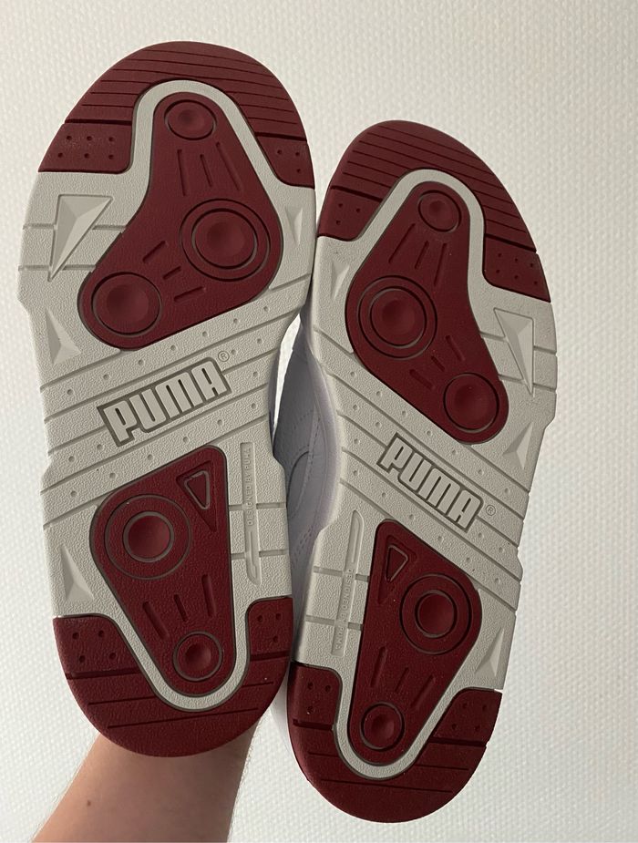 Sneakers Slipstream invdr Puma - Blanc & Rouge - Pointure 40,5 or 8 US - photo numéro 3