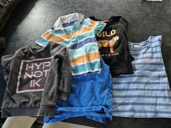 Lot de 5 hauts garçon 