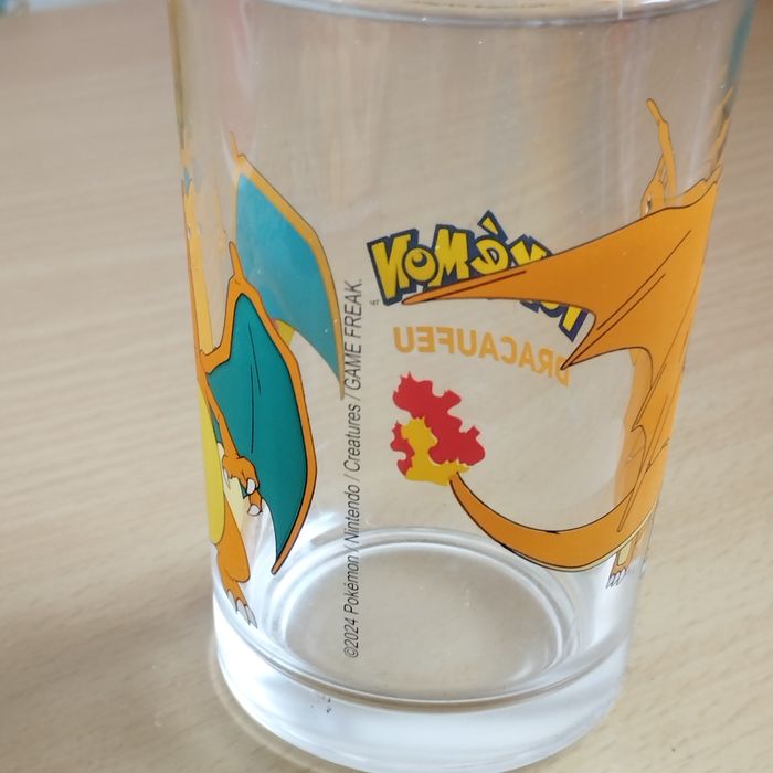 Verre à moutarde collection Pokémon Dracaufeu - photo numéro 3