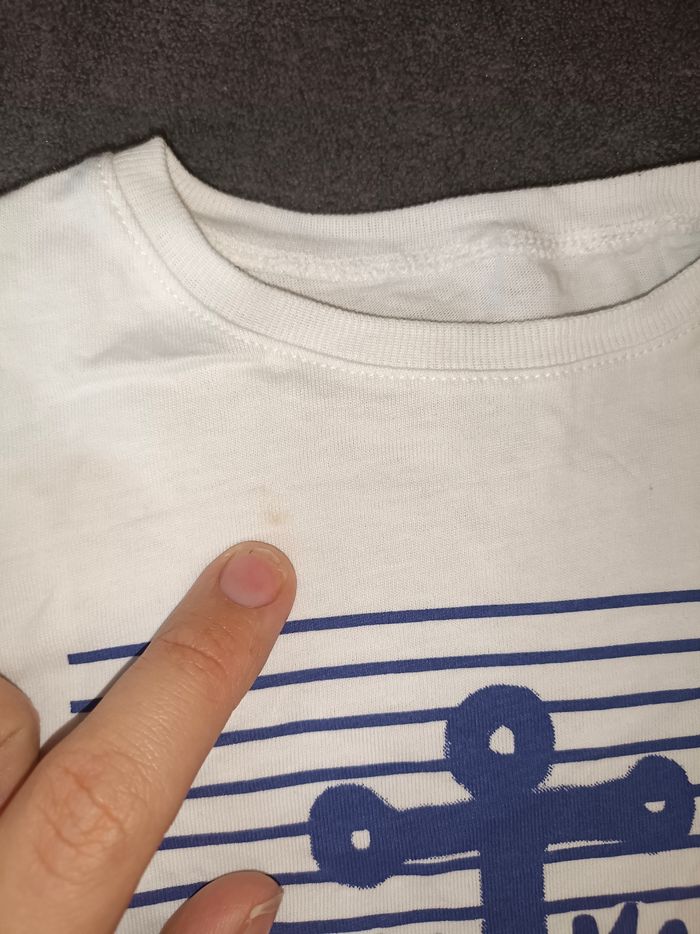 Tee-shirt  - Motif marinière - photo numéro 3