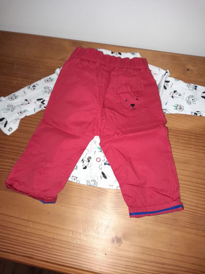 ensemble Sergent Major 9mois pantalon et chemise - photo numéro 9