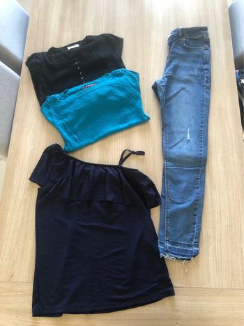 Jean +débardeur+ pull fin