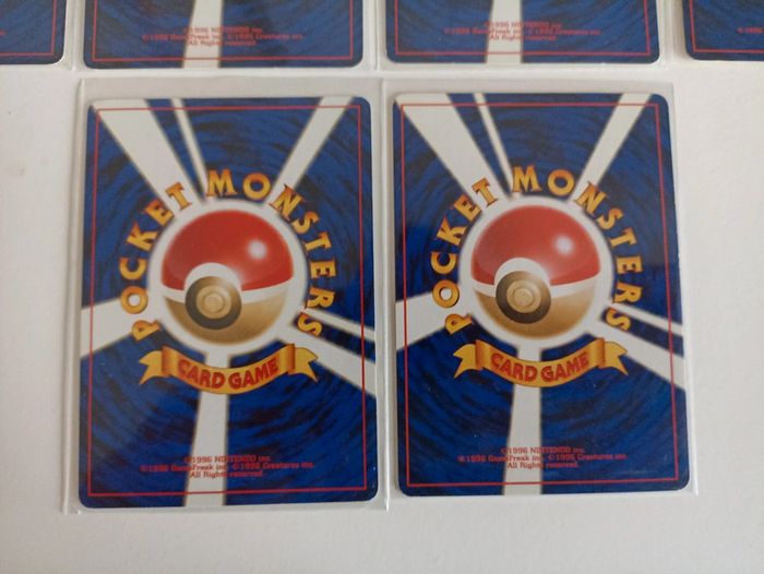 Lot 10 cartes Pokémon Néo Genesis japonais - photo numéro 8