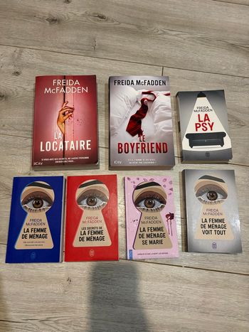 Collection Freida McFadden la femme de ménage + la psy la locataire et le boyfriend 