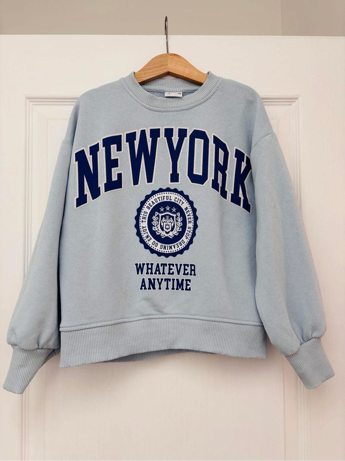 Pull sweat fille  Zara 8 ans New York TBE