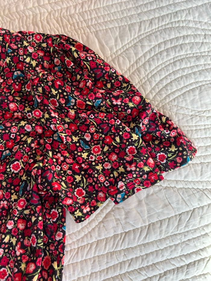 Robe rouge fleurie Cache Cache - photo numéro 4