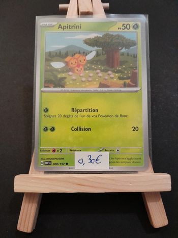 Carte Pokémon Apitrini 8/197