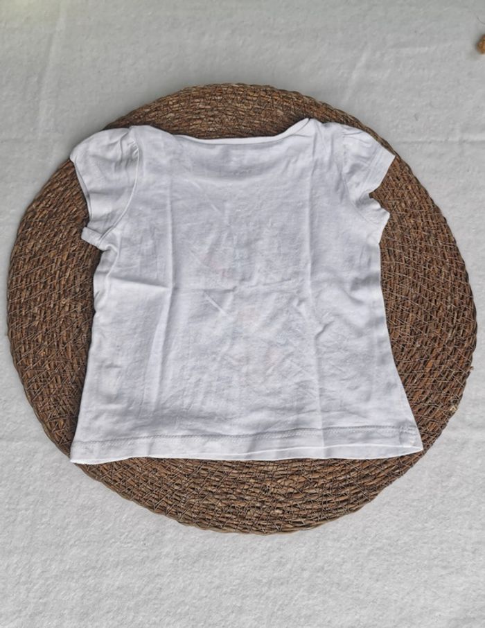 Lot 3 tee-shirt 👣 fille, 9 mois - photo numéro 7