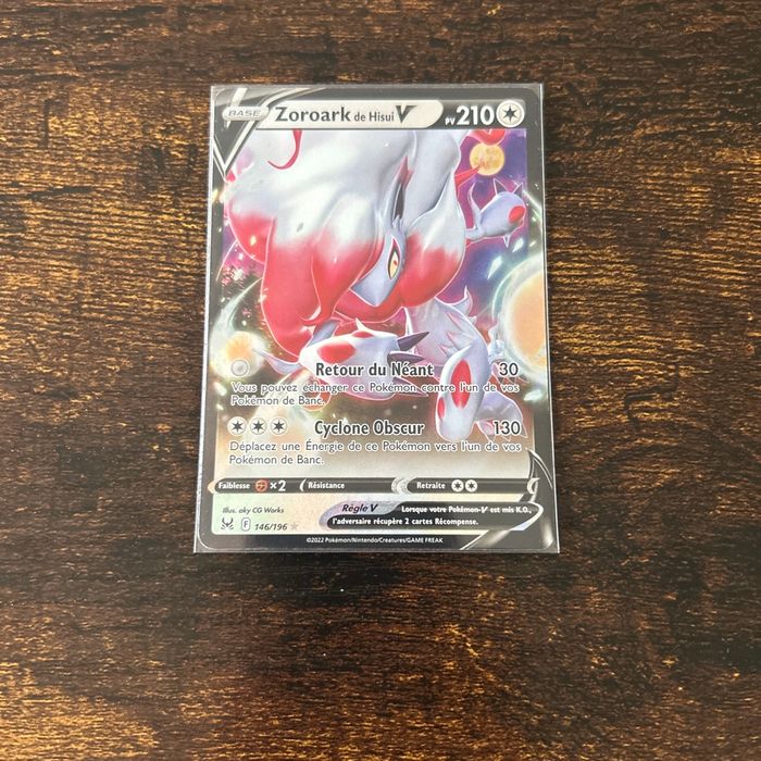 Carte Pokémon Zoroark de Hisui V