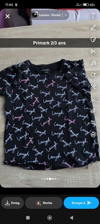 T-shirt  2/3 mois