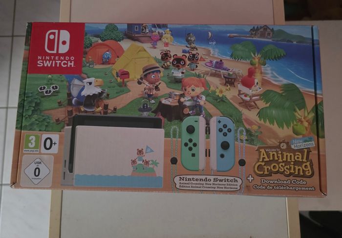 Console switch édition animal crossing