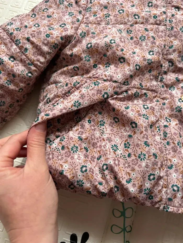 Doudoune floral fourré 2 ans - photo numéro 10
