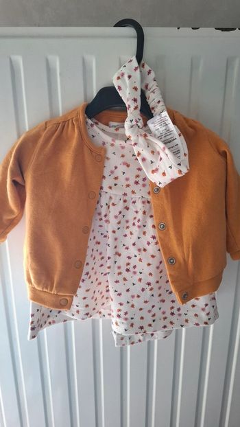 Ensemble robe bandeau et cardigan