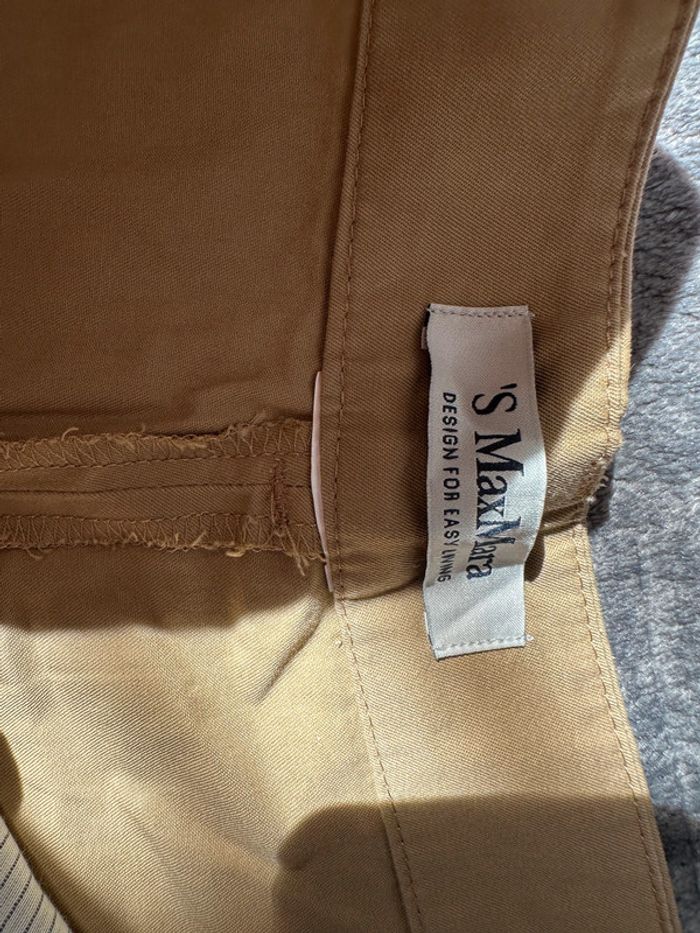 Pantalon Max Mara Beige - Élégance et Confort - photo numéro 4