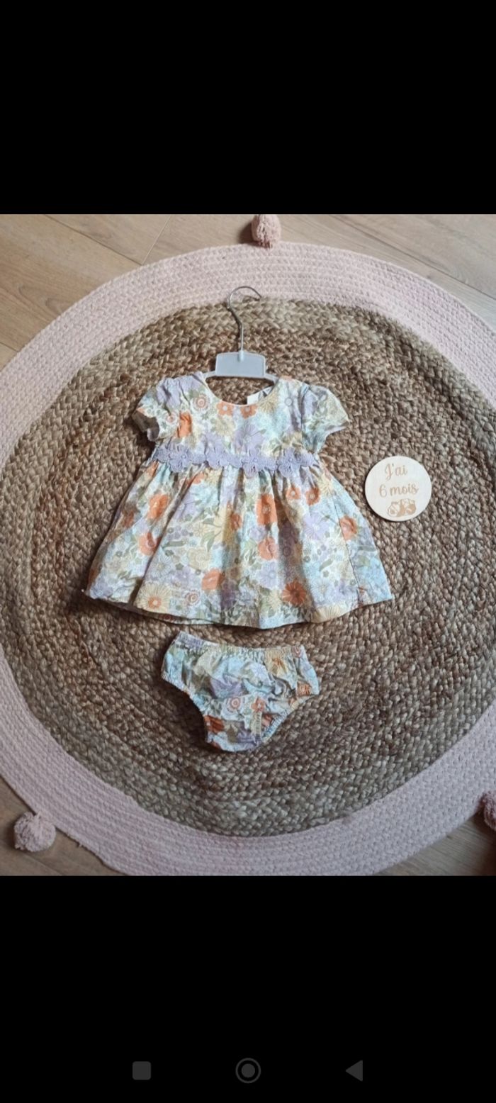 Robe fille 6 mois