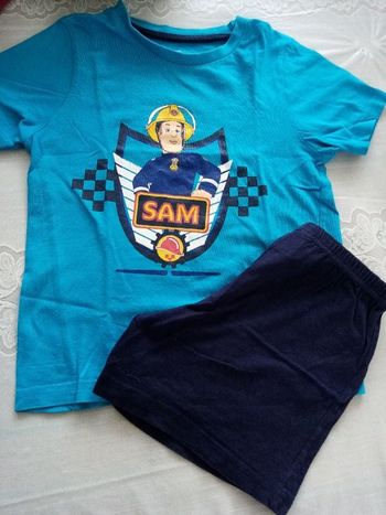Pyjama "sam le pompier" 4-6ans