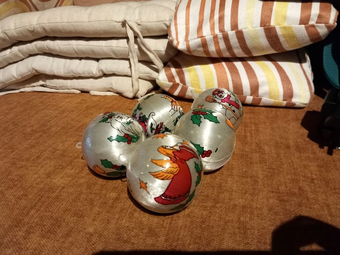 Lot 5 boules de Noël - photo numéro 3