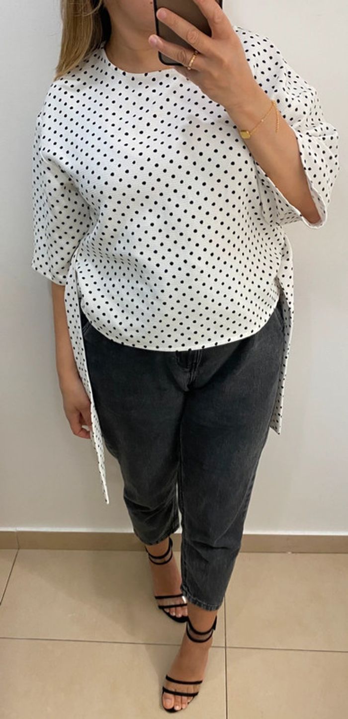 Blouse a pois Zara - photo numéro 6