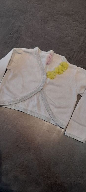 Gilet court été fille 3 ans