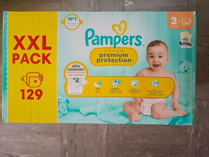 Couches Pampers premium protection Taille 3